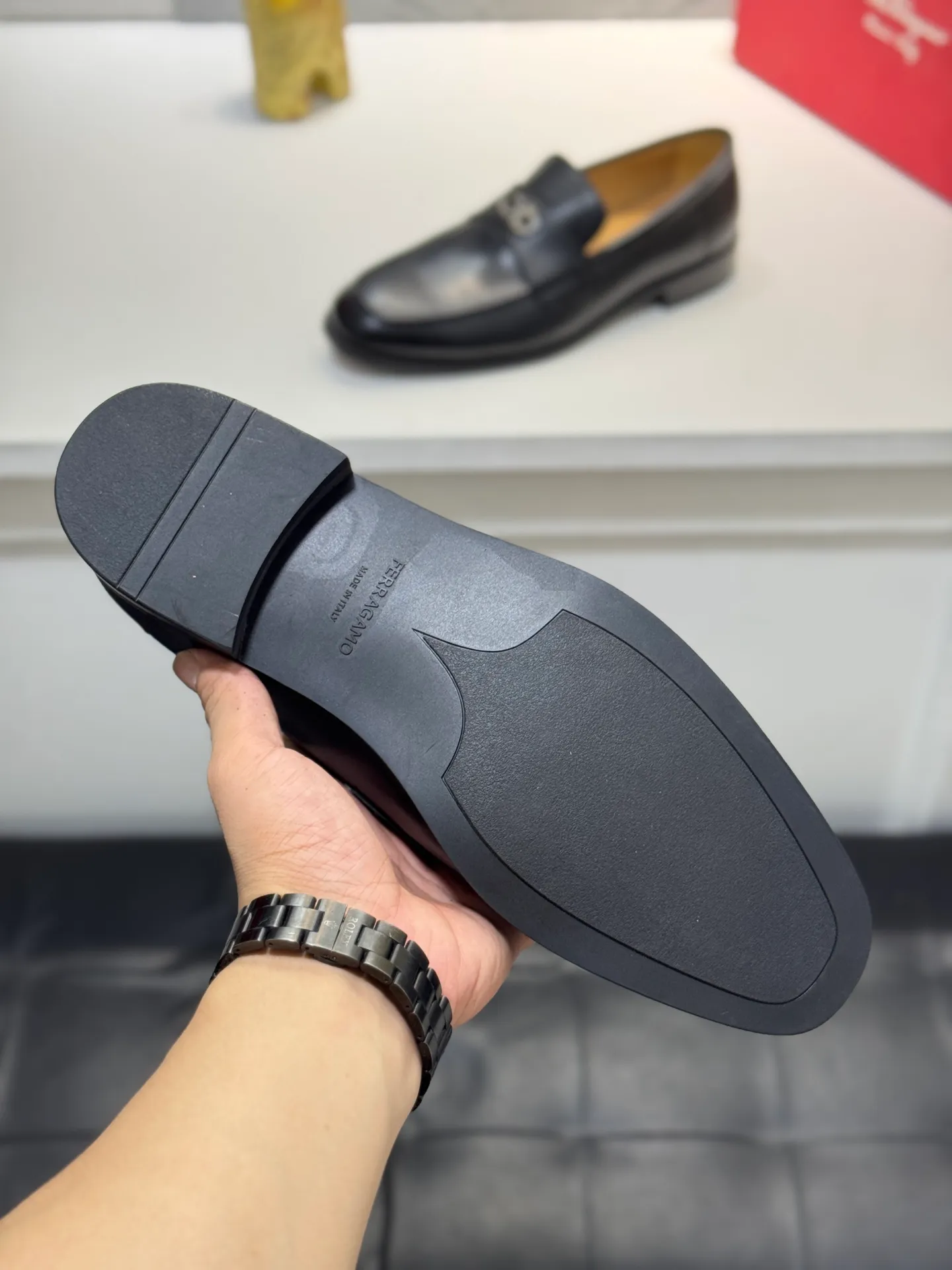 Men's men's shoes 💰480 [New style] 🐠🐠New Ferragamo [Ferragamo] top imported suit men's shoes 💯 Official website original copy, product materials: selected imported embossed calfskin + luxury hardware buckle accessories ~ imported water-dyed cow 🐂 leather lining. Strong three-dimensional visual effect, original combination outsole, multiple colors available😘 Size: 39-44 (customized at 45.46.47